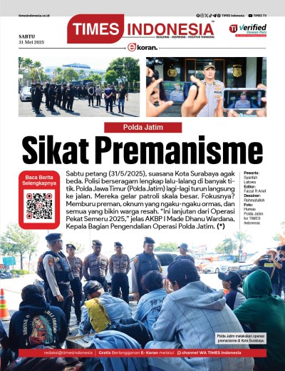 Edisi Sabtu, 31 Mei 2025: E-Koran, Bacaan Positif Masyarakat 5.0