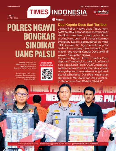 Edisi Sabtu, 31 Mei 2025: E-Koran, Bacaan Positif Masyarakat 5.0