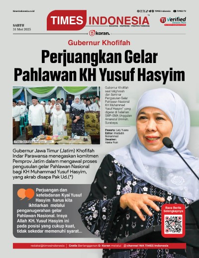 Edisi Sabtu, 31 Mei 2025: E-Koran, Bacaan Positif Masyarakat 5.0
