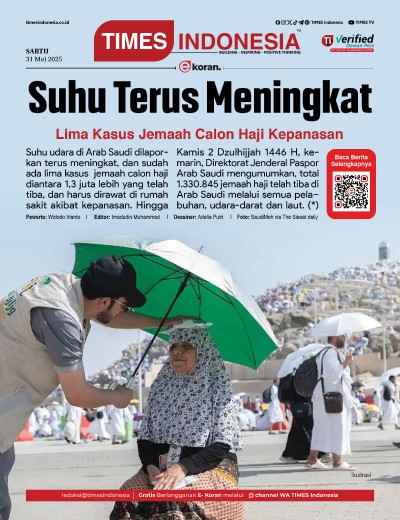 Edisi Sabtu, 31 Mei 2025: E-Koran, Bacaan Positif Masyarakat 5.0