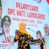 Gubernur Jatim Khofifah Ajak HKTI Lumajang Jadi Motor Penggerak Kedaulatan Pangan Jatim