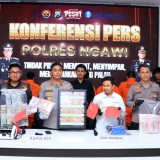 Jaringan Uang Palsu di Ngawi Terbongkar, Lima Tersangka Ditangkap
