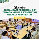 Permudah Pengurusan SIP, DPMPTSP Bontang Sosialisasikan MPP Digital Bagi Tenaga Medis