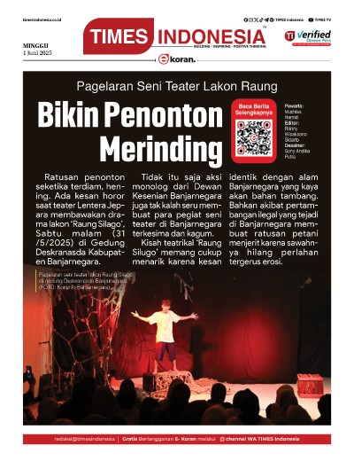 Edisi Minggu, 1 Junii 2025: E-Koran, Bacaan Positif Masyarakat 5.0