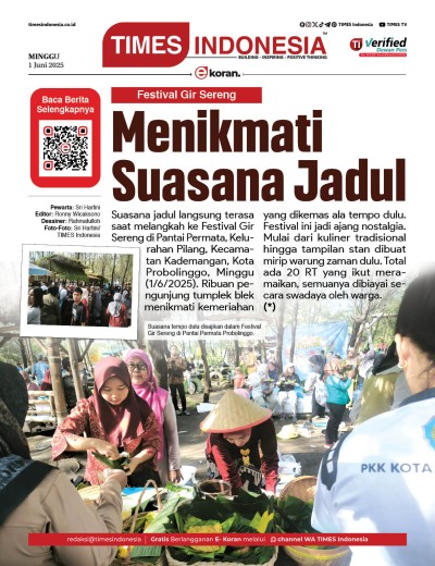 Edisi Minggu, 1 Junii 2025: E-Koran, Bacaan Positif Masyarakat 5.0
