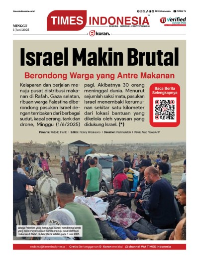 Edisi Minggu, 1 Junii 2025: E-Koran, Bacaan Positif Masyarakat 5.0