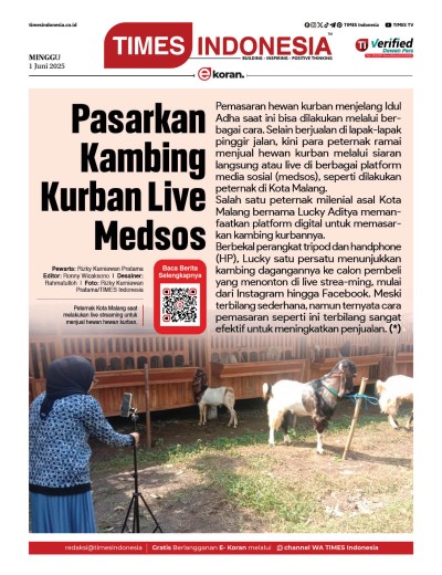 Edisi Minggu, 1 Junii 2025: E-Koran, Bacaan Positif Masyarakat 5.0