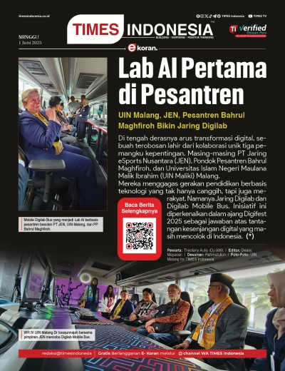 Edisi Minggu, 1 Junii 2025: E-Koran, Bacaan Positif Masyarakat 5.0