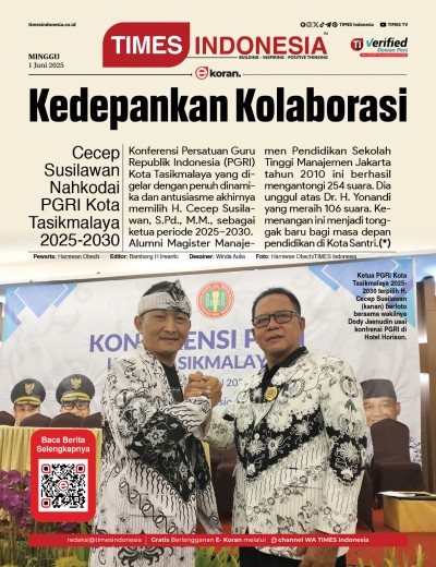 Edisi Minggu, 1 Juni 2025: E-Koran, Bacaan Positif Masyarakat 5.0