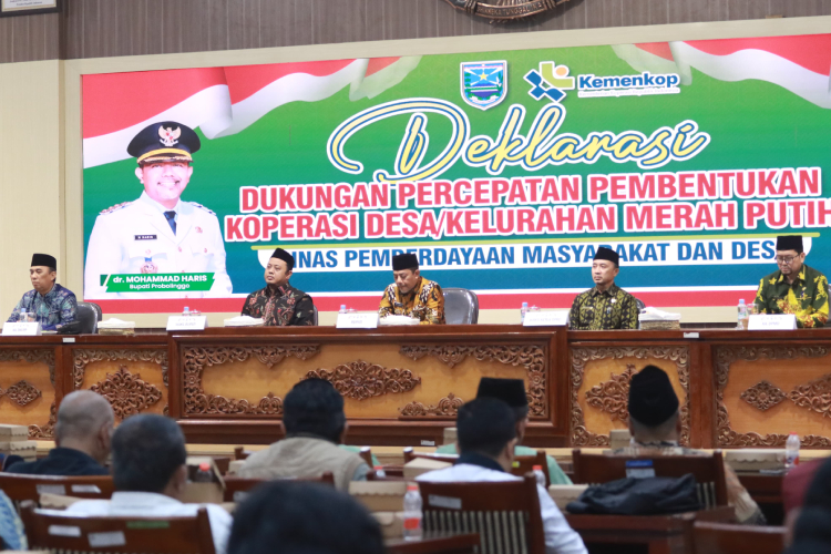 Tuntas, Koperasi Merah Putih Terbentuk di 330 Desa Kabupaten Probolinggo
