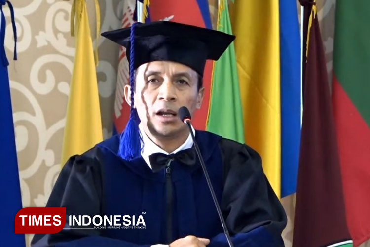 Prof. Dr. Abdul Aziz, M.Pd., Guru Besar Bidang Maharah Qiraah di UIN Maliki Malang. (Foto: Achmad Fikyansyah/TIMES Indonesia)