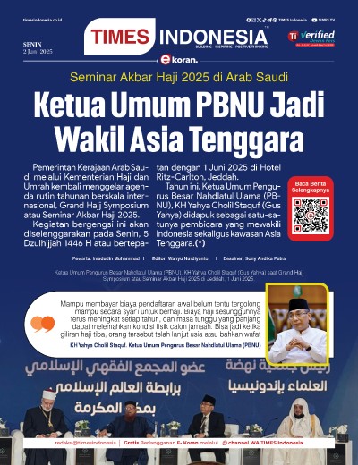 Edisi Senin, 2 Junii 2025: E-Koran, Bacaan Positif Masyarakat 5.0