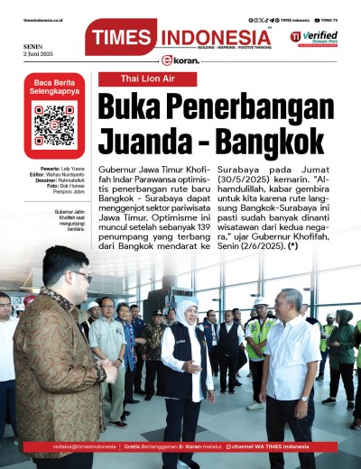 Edisi Senin, 2 Junii 2025: E-Koran, Bacaan Positif Masyarakat 5.0