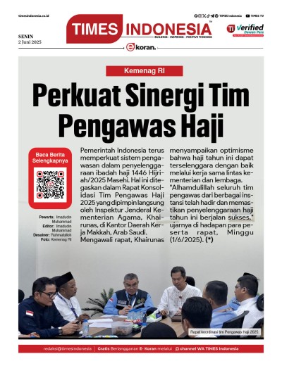 Edisi Senin, 2 Junii 2025: E-Koran, Bacaan Positif Masyarakat 5.0