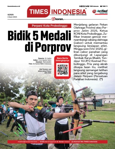 Edisi Senin, 2 Junii 2025: E-Koran, Bacaan Positif Masyarakat 5.0