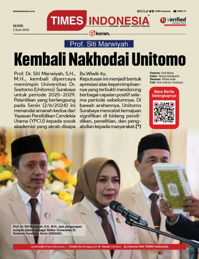 	Edisi Senin, 2 Juni 2025: E-Koran, Bacaan Positif Masyarakat 5.0