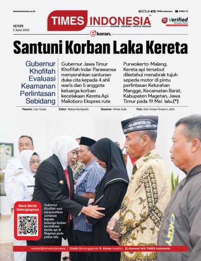 	Edisi Senin, 2 Juni 2025: E-Koran, Bacaan Positif Masyarakat 5.0