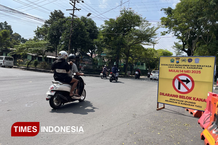 Uji Coba Satu Arah Jalan Kahuripan-Tumapel Kota Malang Dinilai Berhasil Atasi Macet