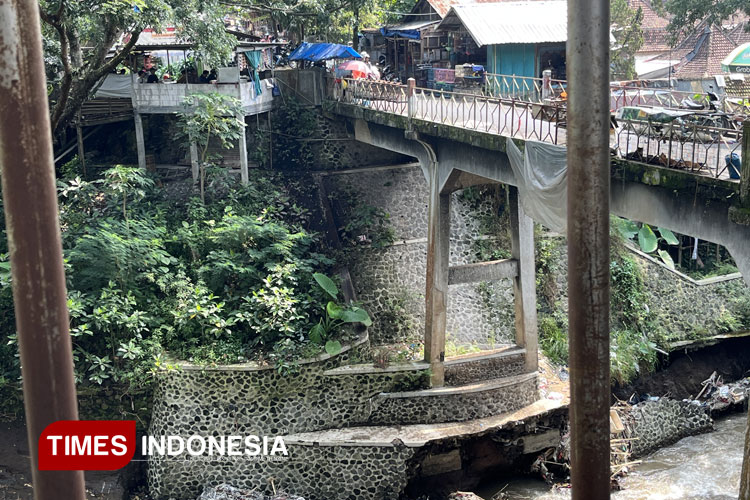 Jembatan Splendid Rusak Lagi, Pemkot Malang Siapkan Perbaikan Sementara