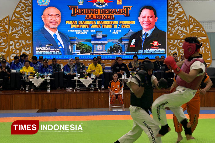 Ketum Kodrat Jatim Apresiasi Kejuaraan Tarung Derajat AA Boxer Pomprov 2025