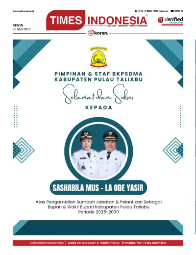Edisi Senin, 26 Mei 2025: E-Koran Khusus Iklan Pemerintah Kabupaten Taliabu