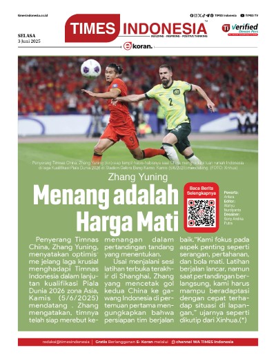 Edisi Selasa, 3 Juni 2025: E-Koran, Bacaan Positif Masyarakat 5.0