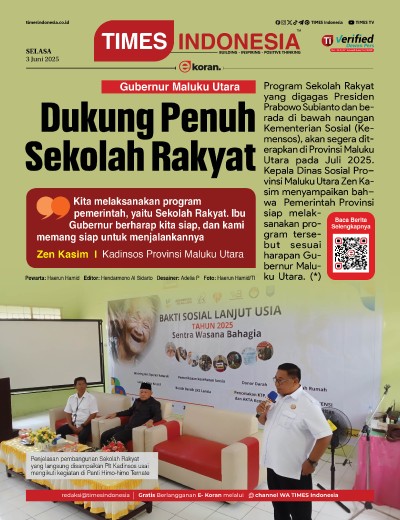 Edisi Selasa, 3 Juni 2025: E-Koran, Bacaan Positif Masyarakat 5.0