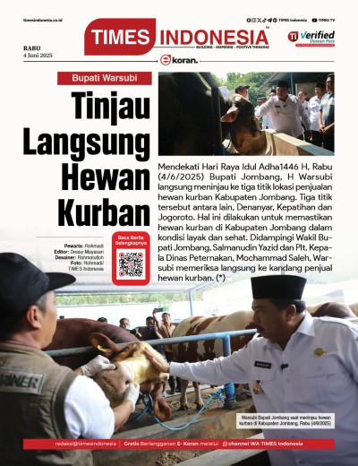 Edisi Rabu, 4 Juni 2025: E-Koran, Bacaan Positif Masyarakat 5.0