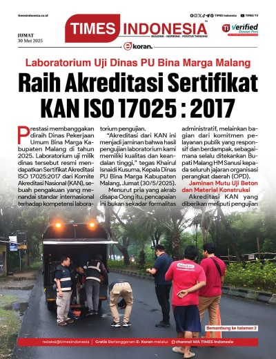 Edisi Rabu, 4 Juni 2025: E-Koran, Bacaan Positif Masyarakat 5.0