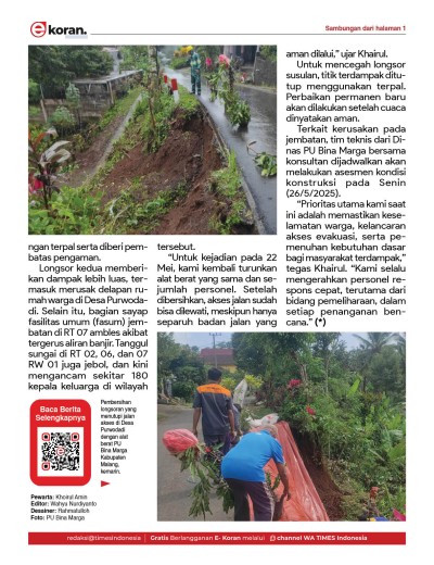 Edisi Rabu, 4 Juni 2025: E-Koran, Bacaan Positif Masyarakat 5.0