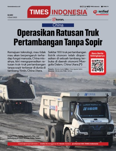 	Edisi Rabu, 4 Juni 2025: E-Koran, Bacaan Positif Masyarakat 5.0