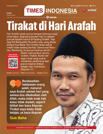 	Edisi Rabu, 4 Juni 2025: E-Koran, Bacaan Positif Masyarakat 5.0