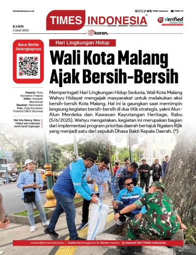 Edisi Kamis, 5 Junii 2025: E-Koran, Bacaan Positif Masyarakat 5.0
