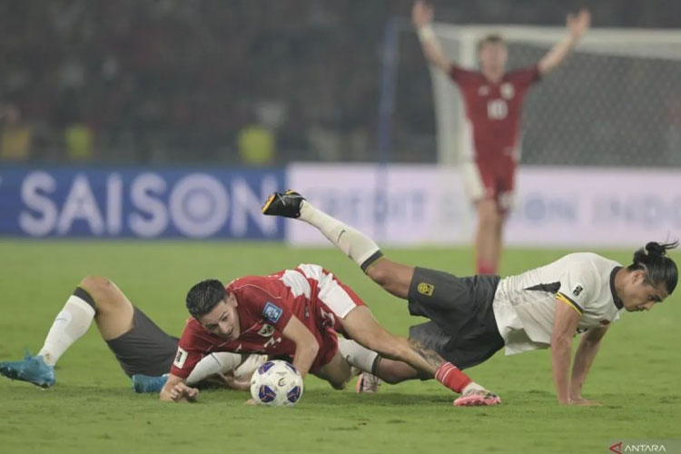 Kalahkan China 1-0, Timnas Indonesia Naik Peringkat Tiga Klasemen
