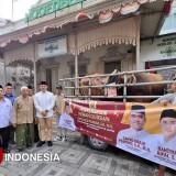 Gerindra Surabaya Serahkan Kurban 1 Ekor Sapi ke PCNU Surabaya
