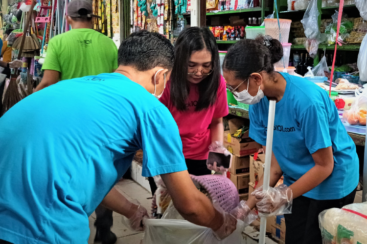 ASN dan Pelaku Wisata Gelar Aksi Bersih-Bersih Pasar Kranggan Kota Yogyakarta