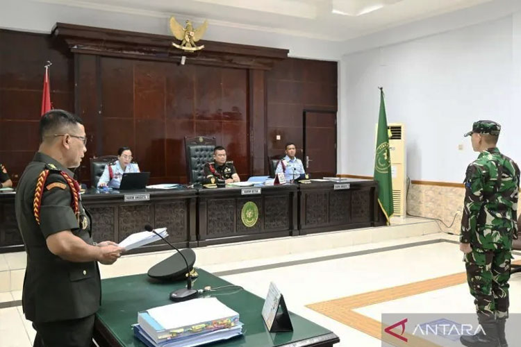 Tuntutan Seumur Hidup untuk Prajurit TNI AL Terdakwa Pembunuhan Jurnalis di Banjarbaru
