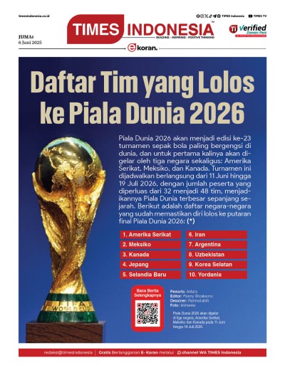 Edisi Jumat, 6 Juni 2025: E-Koran, Bacaan Positif Masyarakat 5.0