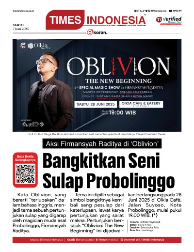 Edisi Sabtu, 7 Juni 2025: E-Koran, Bacaan Positif Masyarakat 5.0