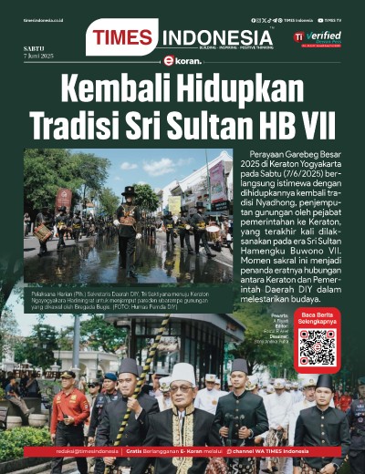 Edisi Sabtu, 7 Juni 2025: E-Koran, Bacaan Positif Masyarakat 5.0