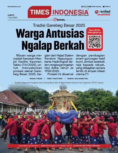 Edisi Sabtu, 7 Juni 2025: E-Koran, Bacaan Positif Masyarakat 5.0