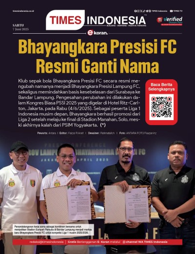 Edisi Sabtu, 7 Juni 2025: E-Koran, Bacaan Positif Masyarakat 5.0