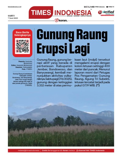 Edisi Sabtu, 7 Juni 2025: E-Koran, Bacaan Positif Masyarakat 5.0