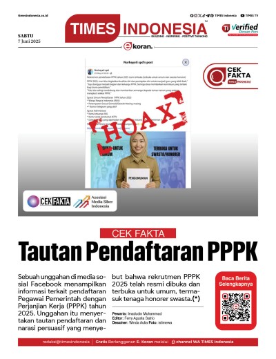 Edisi Sabtu, 7 Juni 2025: E-Koran, Bacaan Positif Masyarakat 5.0