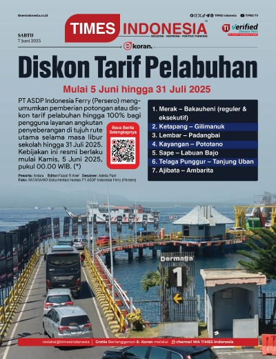 Edisi Sabtu, 7 Juni 2025: E-Koran, Bacaan Positif Masyarakat 5.0