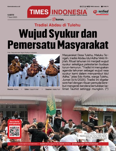 Edisi Sabtu, 7 Juni 2025: E-Koran, Bacaan Positif Masyarakat 5.0