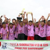 Gelaran Piala Soeratin Askab PSSI Banyuwangi U-13 Usai, Persip Pesanggaran Sabet Juara