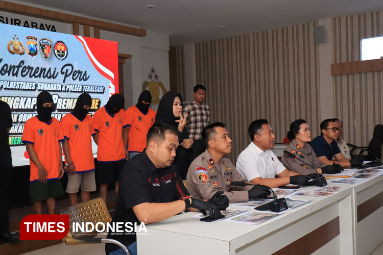 Kuasai Lahan Kosong Milik Warga, Polrestabes Surabaya Amankan Lima Orang Preman