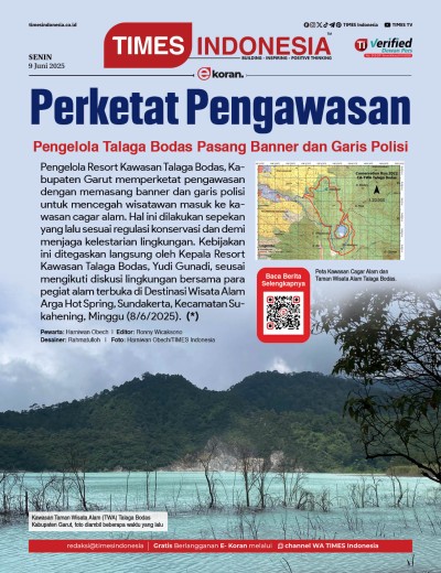 Edisi Senin, 9 Juni 2025: E-Koran, Bacaan Positif Masyarakat 5.0