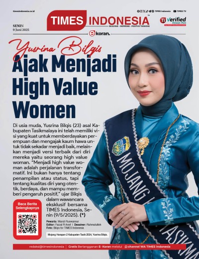 Edisi Senin, 9 Junii 2025: E-Koran, Bacaan Positif Masyarakat 5.0